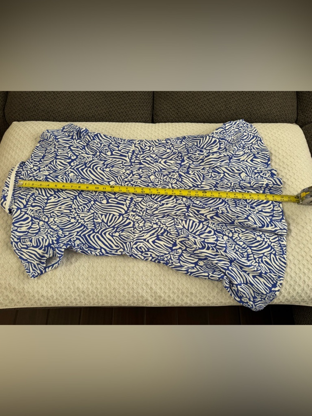 🆕 Lilly Pulitzer Luxletic Alona Dress Martinique Blue White UPF 50+ Medium - Picture 12 of 13